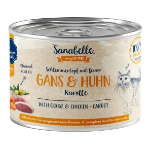 Sannabelle viande en sauce 6 x 180 g - Oie & poulet