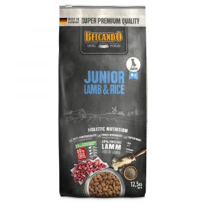 2x12,5kg Belcando Junior agneau, riz - Croquettes pour chiot