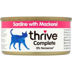 6x75g blanc de poulet, foie Thrive Complete nourriture humide pour chat : zooPoints x 2 !