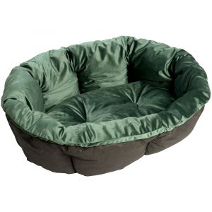 Housse Ferplast Sof&agrave; vert pour corbeille Ferplast Siesta Deluxe pour chien et chat - taille 12 : L 114 x l 83 x H 37 cm