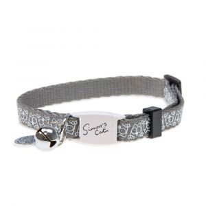 Collier Simon's Cat gris - pour chat