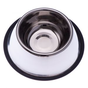 2x Gamelle en inox pour cocker 0,90L 25cm diam. - Gamelle pour chien