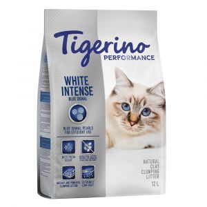 12L Litière Tigerino Special Care White Intense Blue Signal - pour chat