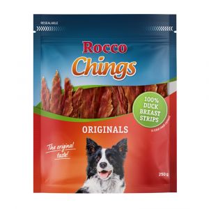250g Rocco Chings Originals Magrets de canard en lamelles - Friandises pour chien
