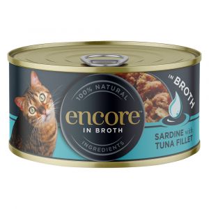 Lot économique Encore 48 x 70 g boîtes pour chat - sardine, filet de thon