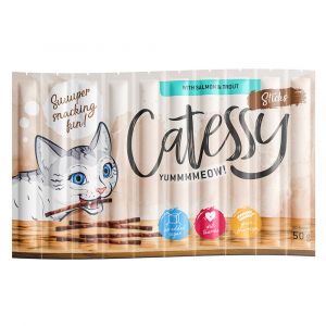 Catessy Sticks 10 x 5 g pour chat - saumon, truite