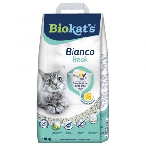 10kg Litière Biokat's Bianco Fresh - pour chat