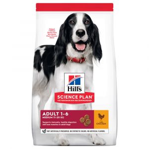 Hill's Science Plan Adult 1-6 Medium poulet pour chien - 6 kg