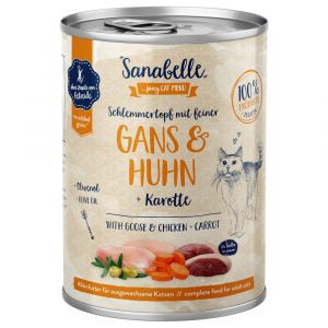 Lot économique Sannabelle viande en sauce 24 x 380 g - Oie & poulet