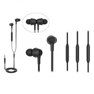 Ecouteurs Filaires Edenwood Edi01 Nr Intra Micro Noir