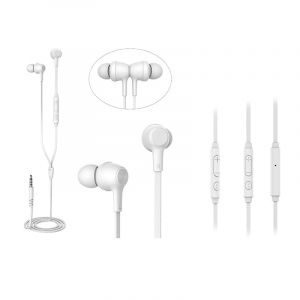Ecouteurs Filaires Edenwood Edi01 Blc Intra Micro Blanc