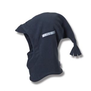 Sterntaler Cagoule enfant pompon bleu marine - Taille 49 cm