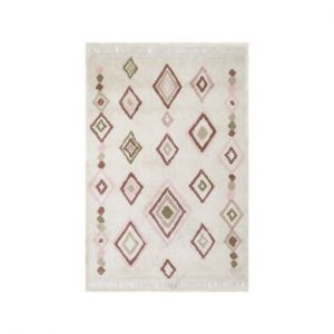 Tapis Petit Liz rose aubergine 90 x 65 cm