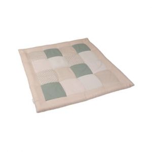 ULLENBOOM Tapis d'éveil feuilles magiques sand/vert sauge/vert olive 100x100 cm
