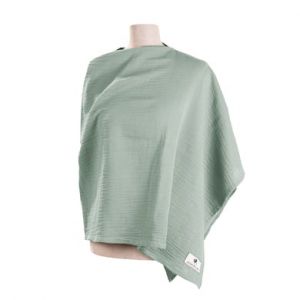 JULIUS ZÖLLNER Châle d'allaitement mousseline vert