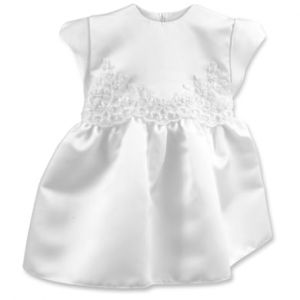 HOBEA Robe de cérémonie enfant Diana perles blanc - Taille 92 (2 ans)