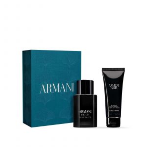 Coffret-cadeau pour la Fête des Pères Armani Code Eau de Toilette 50 ml Le parfum iconique entre dans une nouvelle ère. 50 ml + 75 ml