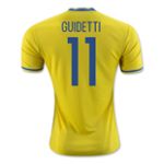 Maillot Suède Adidas Home 2016-2017 (Guidetti 11)