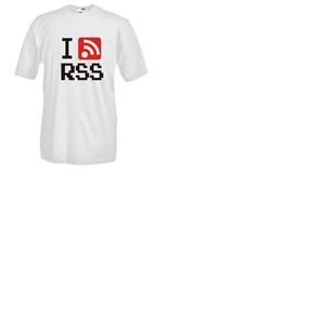 T-shirt I Love Rss