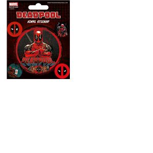 Marvel Comics pack de 10 stickers vinyle Deadpool