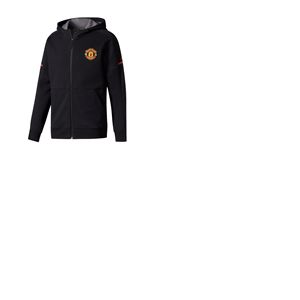 Veste &agrave; Capuche Manchester United FC Adidas Anthem 2017-2018 (Noir)