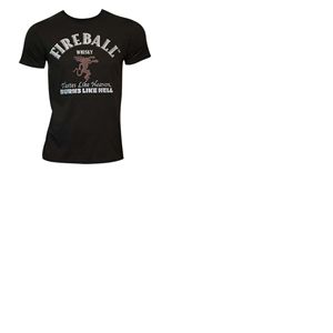 T-shirt Fireball - Text Label