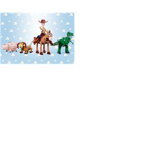 Toy Story pack figurines Diecast Chogokin Combination Woody Robo Sheriff Star 23 cm