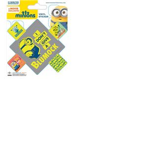 Minions pack de 10 stickers vinyle Blumock