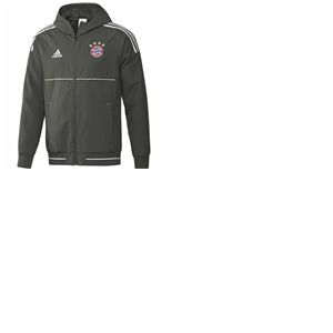 Veste à Capuche Bayern Munich Adidas Presentation 2017-2018 (Gris Cendré)