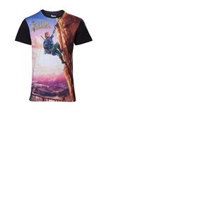 T-shirt The Legend of Zelda: Breath of the Wild - Link climbing