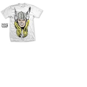 T-shirt Marvel Comics: Thor Big Head Distressed