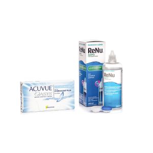 Acuvue Oasys for Astigmatism (6 lentilles) + ReNu MultiPlus 360 ml avec étui