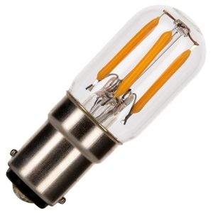 Lampe &agrave; tube Bailey | Filament LED | Ba15d Raccord &agrave; ba&iuml;onnette 2.5W | Dimmable