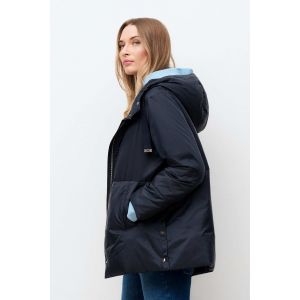 Manteau Galixe bleu marine femme