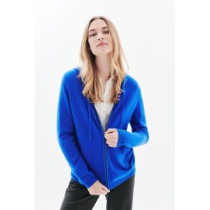 gilet basila bleu electrique femme
