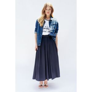 Jupe Jemilly bleu marine femme
