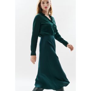 Jupe Jalentina vert foncé femme
