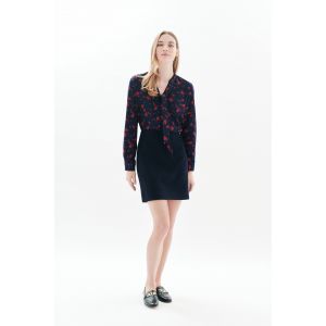 Jupe Jonathan bleu marine femme