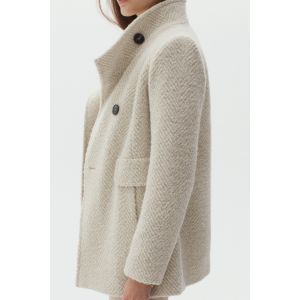 manteau ali ivoire femme
