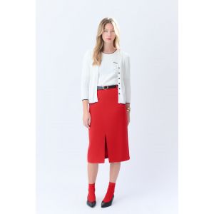 Jupe Jbonheur rouge femme
