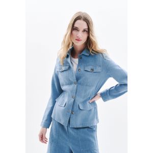 Veste Grace5 bleu ciel femme