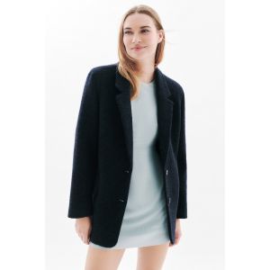 Manteau Girelli 100% laine bleu marine femme