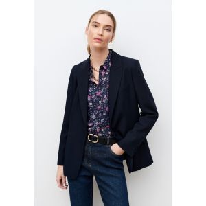 Veste Vpaule bleu marine femme