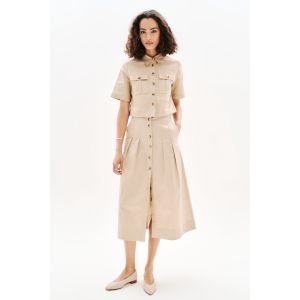 Jupe Johanna taupe femme