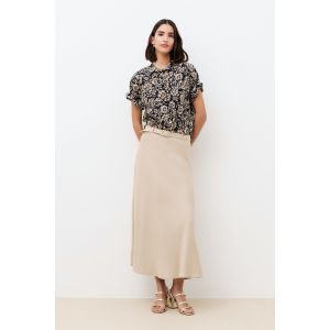 Jupe Jalentino taupe femme