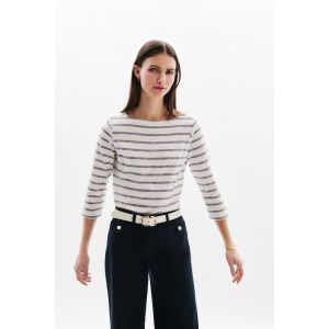 T-shirt tcleo bleu electrique femme