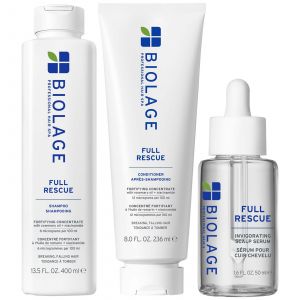 Biolage Full Rescue Shampoo 400ml, Conditioner 236ml and Oil-Balancing Serum 50ml Bundle