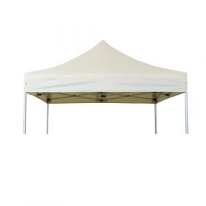 Bâche de Toit Barnum Pliant 3x3m Polyester 300g/m² pelliculé PVC - ACIER 32 & ALU 45