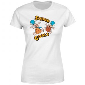 T-Shirt Femme La Famille Pierrafeu - Squad Goals - Blanc - L