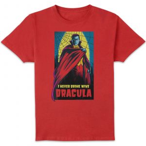 T-Shirt Homme Dracula R&eacute;tro - Universal Monsters - Rouge - XXL